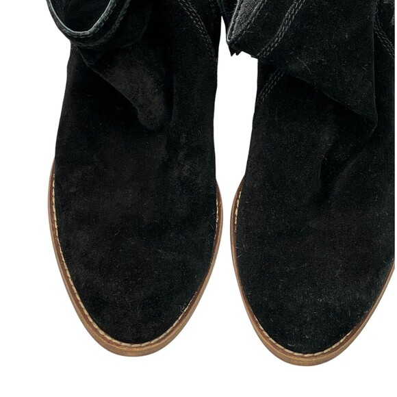Sam Edelman Shoes Womens Size 9 Black Suede Side Zip‎ Ankle Booties Comfy - Picture 7 of 15